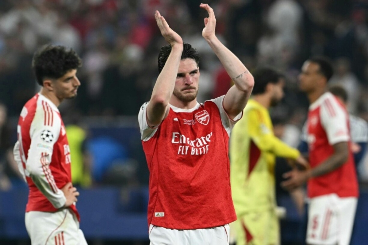 F168 chính thức: Rice bảo vệ Gabriel và Eze sau thất bại ở chung kết Champions League - hình ảnh - f168win.vip