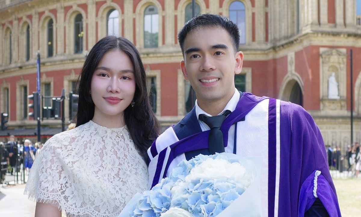 Nhà cái không chặn và câu chuyện xúc động của Á hậu Phương Anh tại lễ tốt nghiệp chồng - hình ảnh - f168win.vip